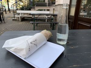 Tofu Burrito. October 2019 at Krowarzywa in Bydgoszcz