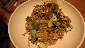 Friends bowl  at Flower Child in Addison