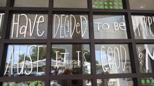 Decor at Flower Child in Addison