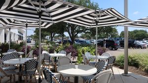 Outdoor dining  at Flower Child in Addison