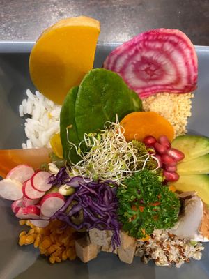 Buddha Bowl de saison at Biogstore in Nice