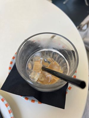 Oalty iced latte   at Cafezal in Milan