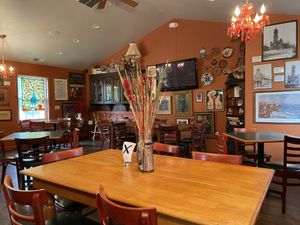 Inside upstairs restaurant  at Polska Chata in Rochester