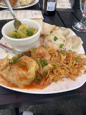 Vegan platter   at Polska Chata in Rochester
