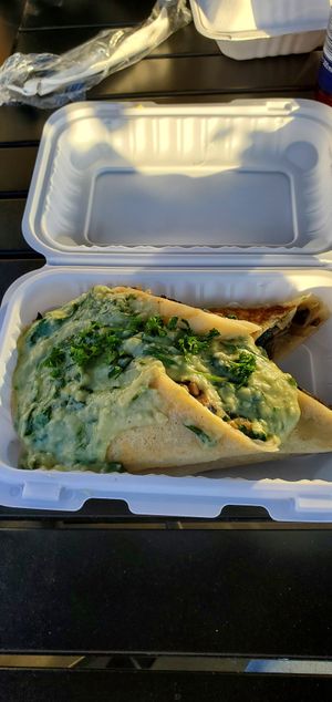 mushroom crepes at Polska Chata in Rochester