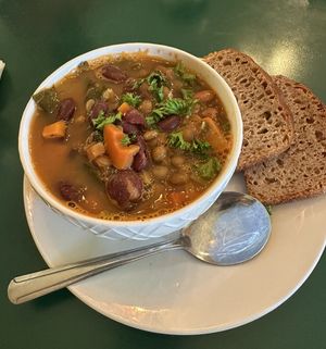Loved the collard green and bean soup!  at Polska Chata in Rochester