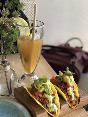 The tacos were amazing at Avocado Love in Madrid