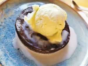 Brownie at Avocado Love in Madrid