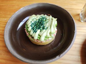 Causa limeña at Avocado Love in Madrid