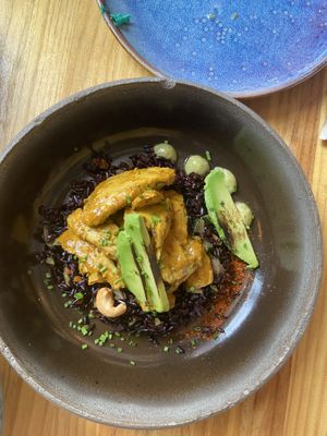 Curry de heura  at Avocado Love in Madrid