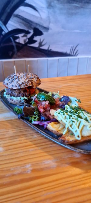 Beyond Burger at Avocado Love in Madrid