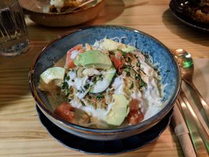 thai salad at Avocado Love in Madrid