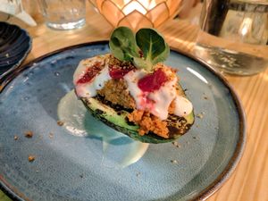 avocado grill at Avocado Love in Madrid