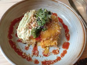 Daily menu / main course / Lassagne at Avocado Love in Madrid