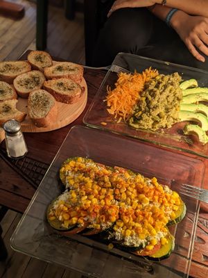 Veganized items at Atavico Cafe in Quito