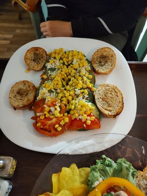 Zuchini dish at Atavico Cafe in Quito