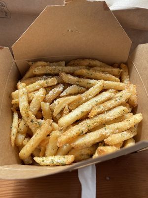Garlic parm fries  at Refocused in Baltimore