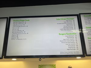 Menu #1  at Refocused in Baltimore