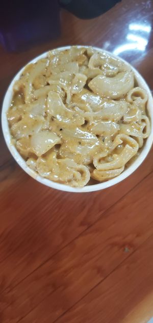 Vegan mac and cheese at Refocused in Baltimore
