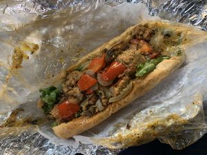 Cheesesteak. Good customer service and black owned!!  at Refocused in Baltimore