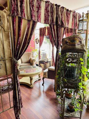 Front seating area  at Caffe Amadeus in Indiana