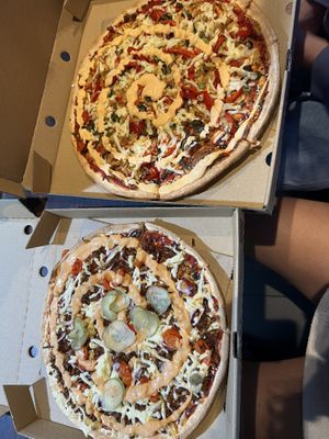   at Crust Gourmet Pizza Bar in Pyrmont