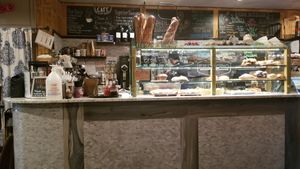 Counter at Filoncino Cafe in Staten Island