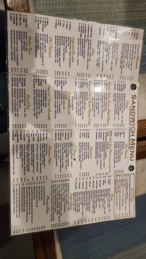 Menu at Filoncino Cafe in Staten Island