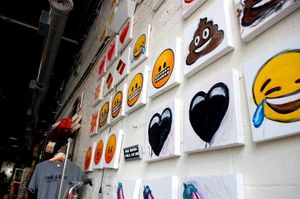 Inside the cafe. at FINE & RAW in Brooklyn