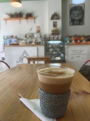 café con jengibre  at Vegano De Altura in Quito