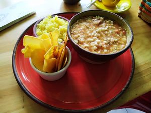 Ceviche at Vegano De Altura in Quito