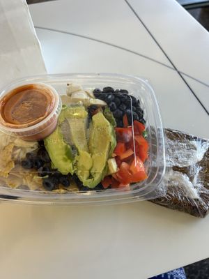 Pico kale bowl. Tastes great with the sauce!   at SFO - Ladle and Leaf - T3 in South San Francisco