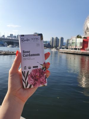 Rose Cardamom at Raaka Chocolate in Brooklyn