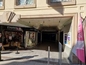 entrance of the gallery. I did not go looking for the restaurant, it seemed quite dark at Kalos Coffee & Luncherie in Luxembourg City