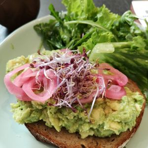 Avocado toast at Kalos Coffee & Luncherie in Luxembourg City