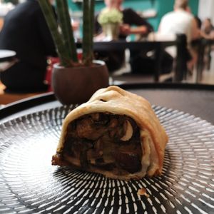 Mushroom roll at Kalos Coffee & Luncherie in Luxembourg City