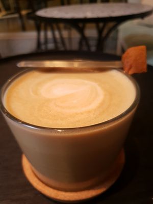 Chai Latte with Espresso at Kalos Coffee & Luncherie in Luxembourg City