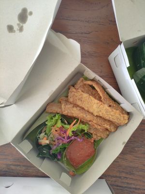 Tempeh side at Sun Sun Warung in Ubud