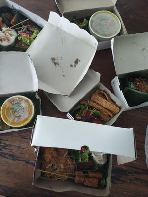 Takeout at Sun Sun Warung in Ubud