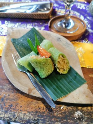 Coconut pancakes at Sun Sun Warung in Ubud