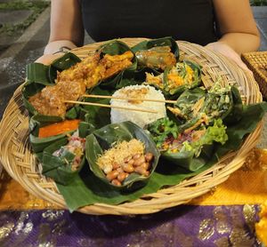 Nasi Campur at Sun Sun Warung in Ubud