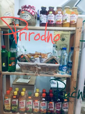 store at Veganski Kiosk in Belgrade