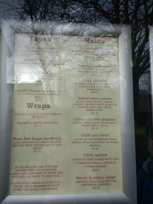 They had wraps on menu and more vegan options inside and vegan chocolate cake. at Cafe Liaison in Tavistock