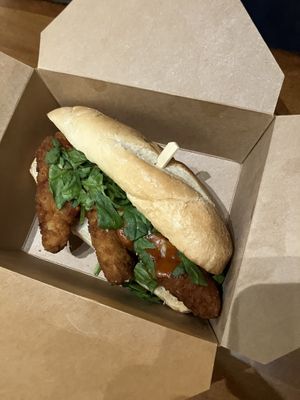 Chicken park was delish   at Wisdom's Vegan Bakery & Cafe in Spring