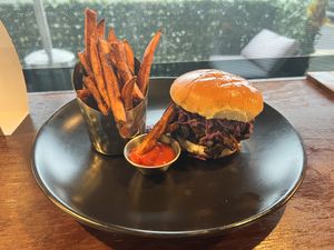   at Wisdom's Vegan Bakery & Cafe in Spring