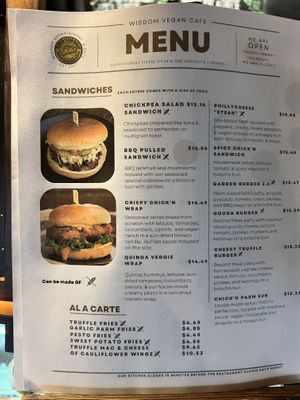   at Wisdom's Vegan Bakery & Cafe in Spring