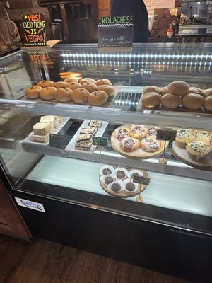   at Wisdom's Vegan Bakery & Cafe in Spring