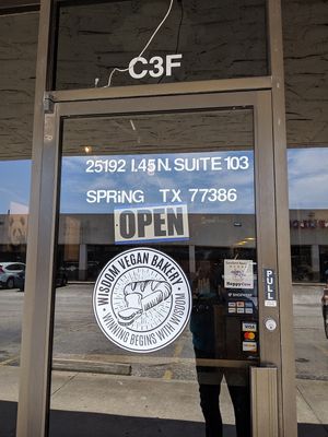 Happy Cow approved! at Wisdom's Vegan Bakery & Cafe in Spring