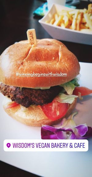 This place was amazing! Made my vegan heart so happy! at Wisdom's Vegan Bakery & Cafe in Spring