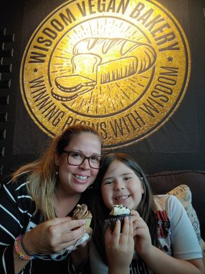 My kids loved all the vegan options too at Wisdom's Vegan Bakery & Cafe in Spring
